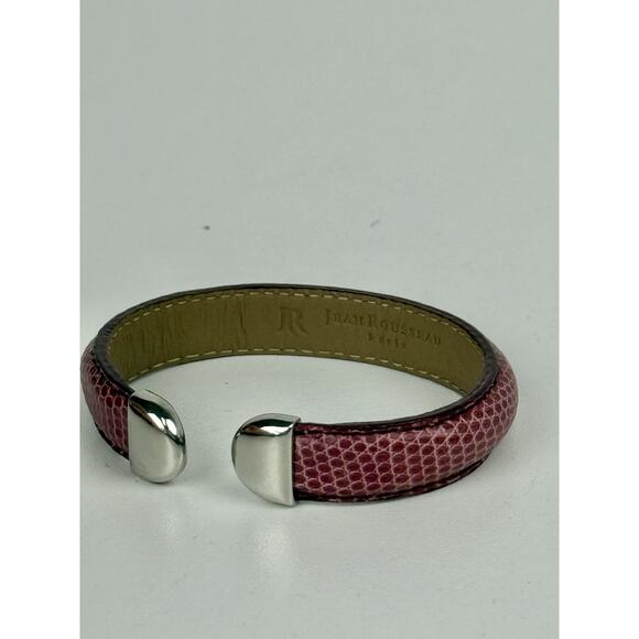 Jean Rousseau NEPTUNE BRACELET INDIAN PINK SHINY Snake - Picture 2 of 4